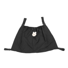 Große Kapazität Nylon Hängetasche Windel-Organizer 65x45cm für Baby Schwarz