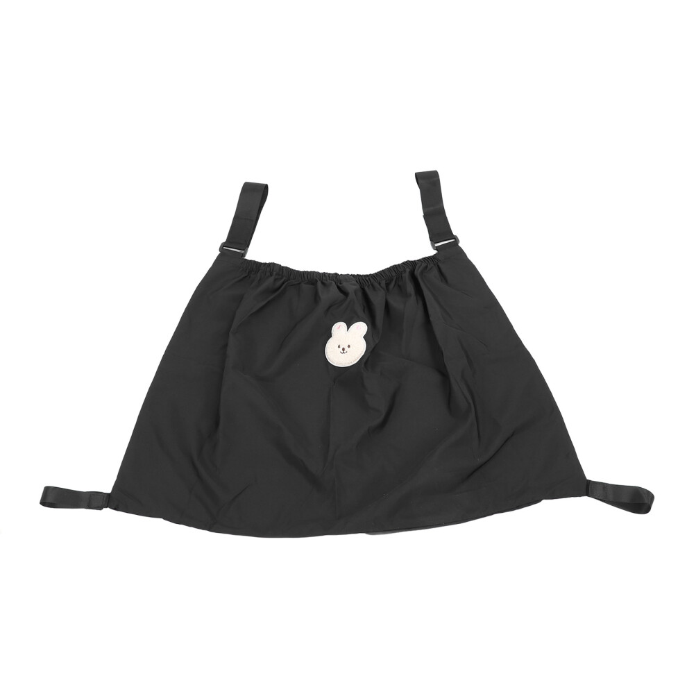 Multi-Functional Nylon Hanging Diaper Organizer 65X45cm Rabbit Black