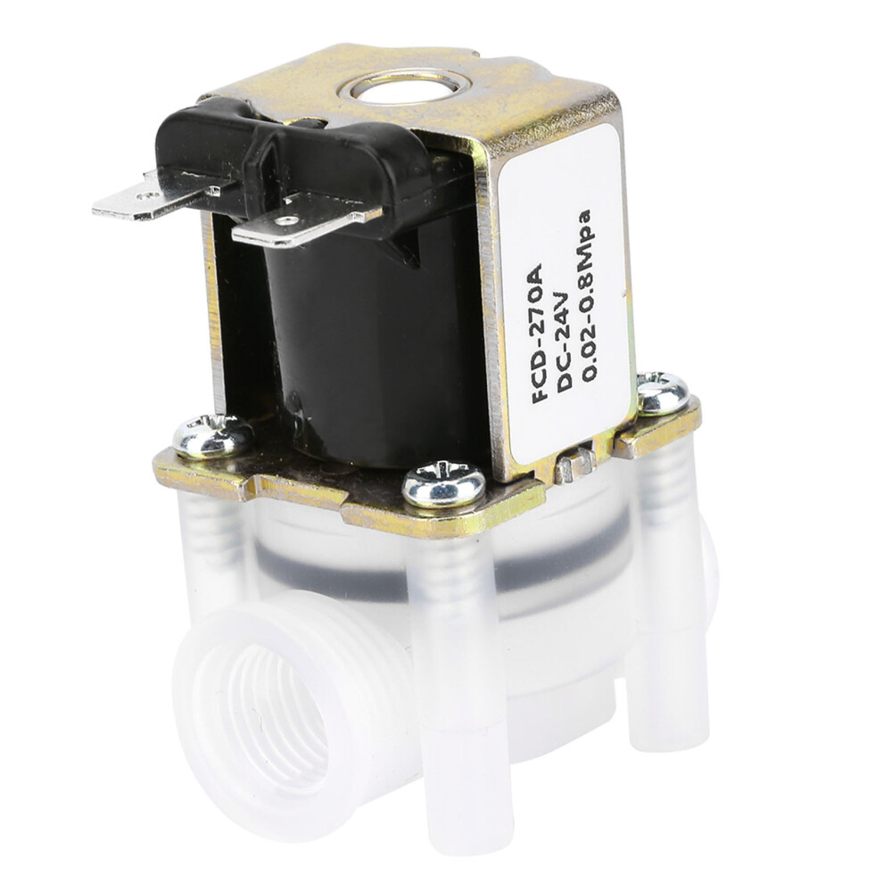 24V Dc Plastic Solenoid Valve 1/4 Inch N/C For Water Purifier 9421334740249