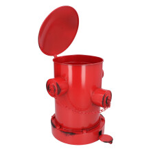 Feuerhydrant Mülleimer Eisenrot 32x30.5x40 cm