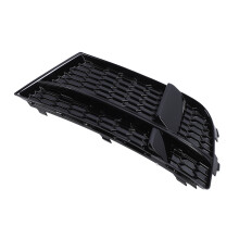 A3 8V Front Nebelscheinwerfergitter Glänzend Schwarz Links