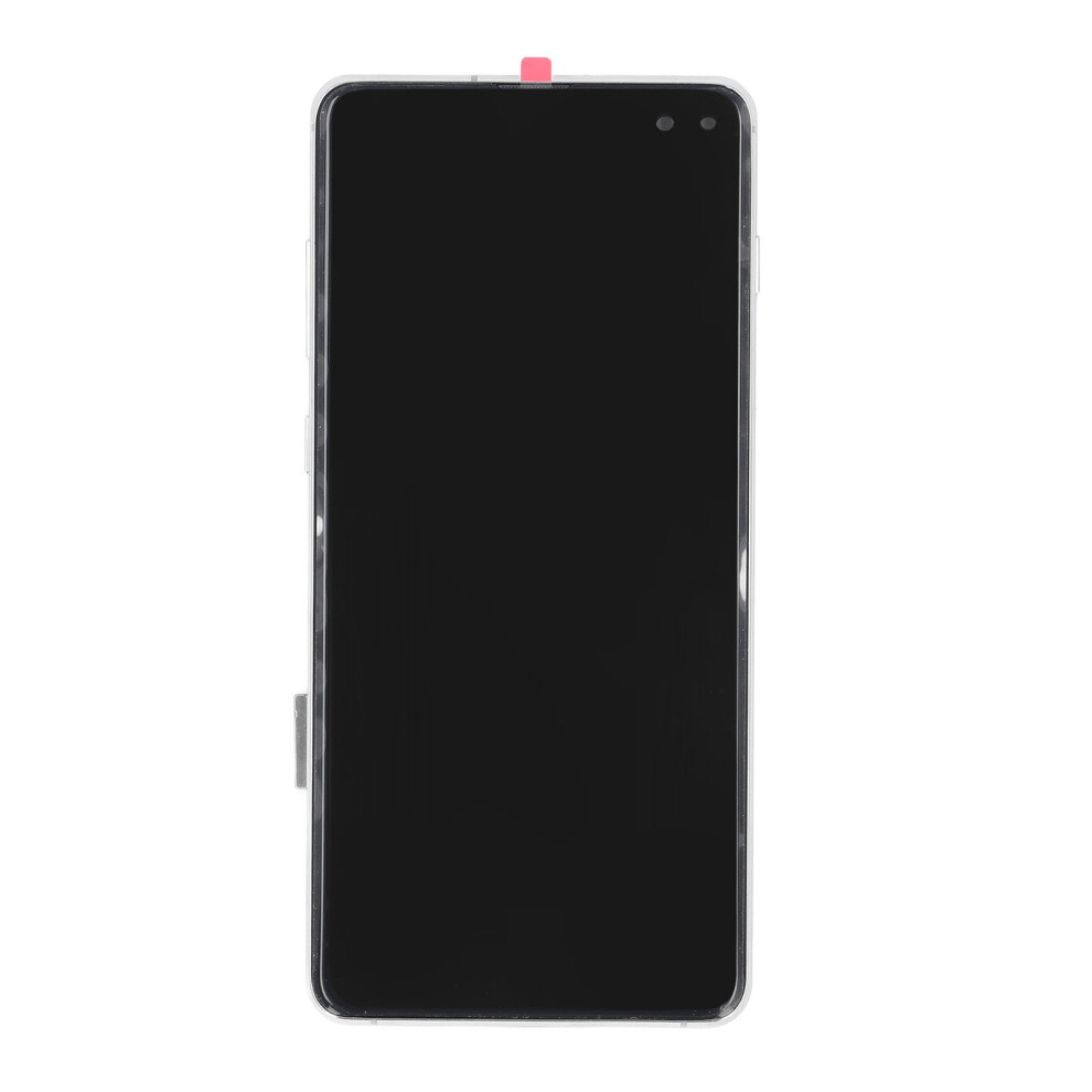 Galaxy S10 Plus Tft Display & Touch Digitizer Assembly Frame Silver 7621334741556
