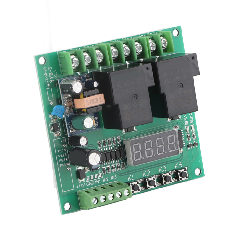 30A Load Dual Relay Timing Module Motor Control 220V 0.1S-999M 7661334741569