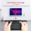 Bluetooth 2.4GHz Mini Keyboard: Convenient Control for Media & Games 6