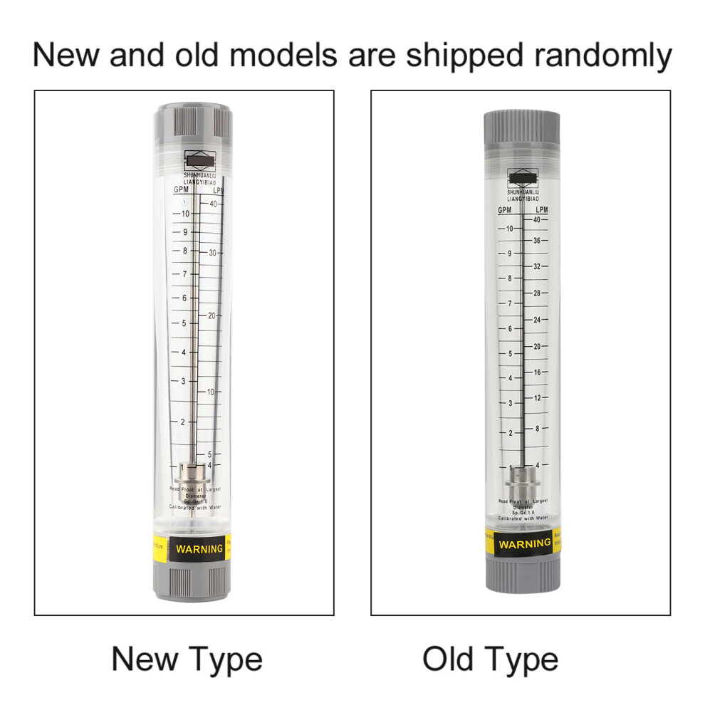 Lzm-20G Acrylic Liquid Flowmeter 1-10Gpm 11.1X1.8in 5041334740441
