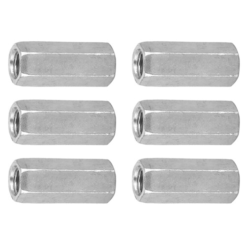 10X M8 Long Rod Nut Hex Hexagonal Sleeve Nut Standoff Threaded Fasteners (M8*30)