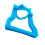 Fasswasser-Hebering Blau mit Doppelgriffen 11