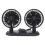 USB-Auto-Ventilator mit zwei Köpfen, 12V, 360 Rotation, 2-Geschwindigkeiten 1
