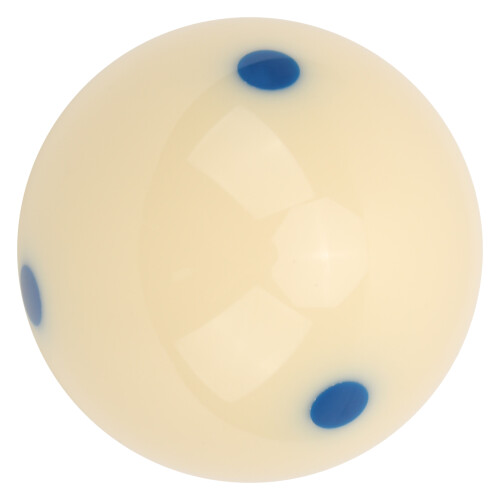 57.2mm Blue Dot Spot Practice Cue Ball Resin Billiard Accessory