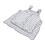 Tablier porte-chat, polaire corail, rayure blanche et grise 12