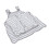Tablier porte-chat, polaire corail, rayure blanche et grise 13