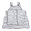 Tablier porte-chat, polaire corail, rayure blanche et grise 2