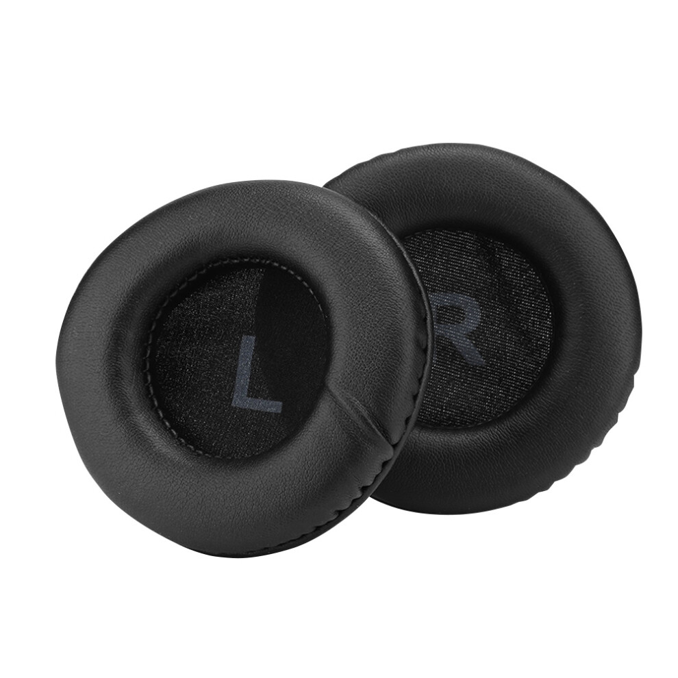 Universal 90Mm Ear Pads For Headphones, Soft Foam Cushion 2Pcs Black 4681334747814