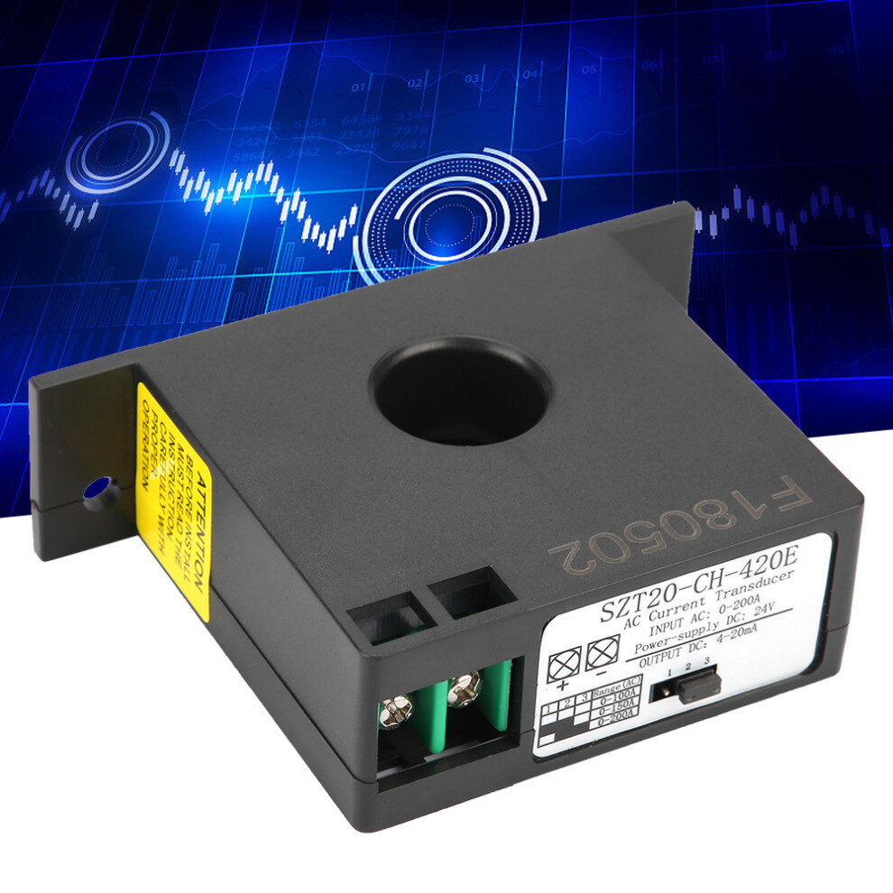Szt20-Ch-420E Ac Current Converter 0-200A Easy Install 2000V Isolation 9301334748929