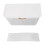 Panier mural transparent de 4 L 30,5x20x13cm 3