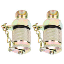 2Pcs Hydraulic Test Adapter 1/4in M16 x 2 High Pressure Fittings
