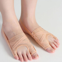 2 pièces de chaussettes correctrices pour hallux valgus couleur peau taille 33-38