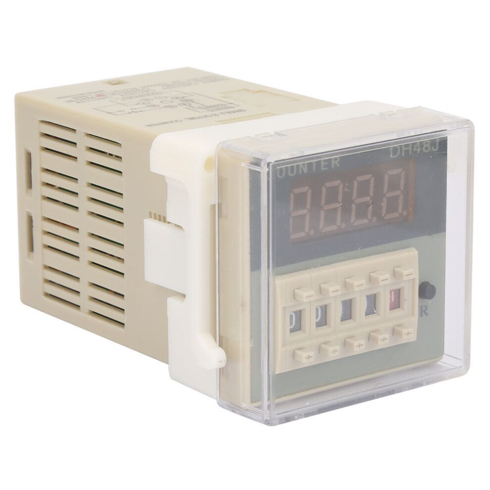 O111rom Dh48j-8 Lcd Electronic Counter 8 Pins Delay Timer 0-999900V Ac/Dc 5051334751439