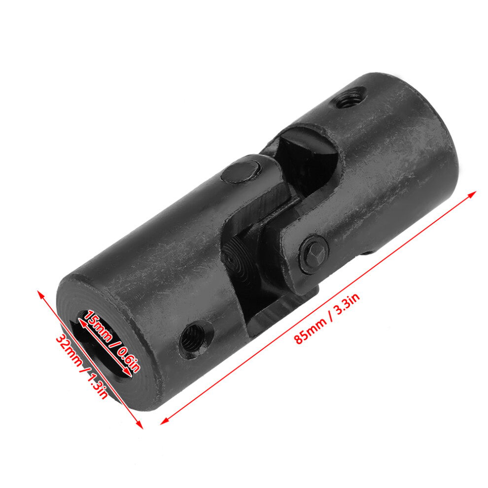 Shaft Coupling For Motors 15X32x85mm Universal Joint Diy Steering Connector 9441334751960