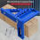 Regla triangular de aluminio transportador azul 5