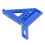 Regla triangular de aluminio transportador azul 14