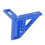 Regla triangular de aluminio transportador azul 8