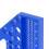 Regla triangular de aluminio transportador azul 9