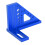 Regla triangular de aluminio transportador azul 10