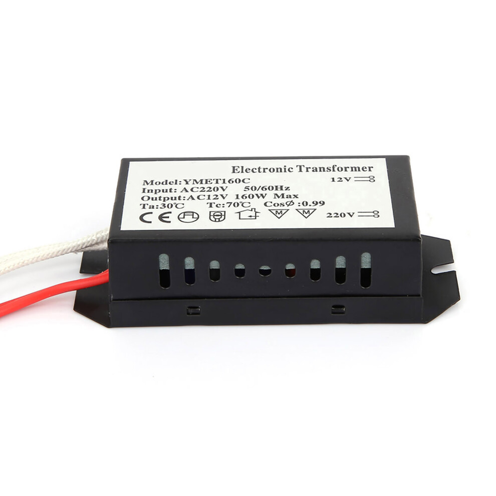 160W Electronic Transformer - 12V Output Easy Install No Noise 6901334753331