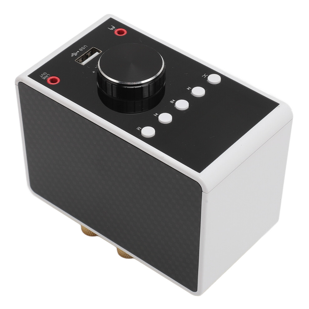 200W Bluetooth 5.0 Stereo Digital Amplifier Receiver White 8401334753938