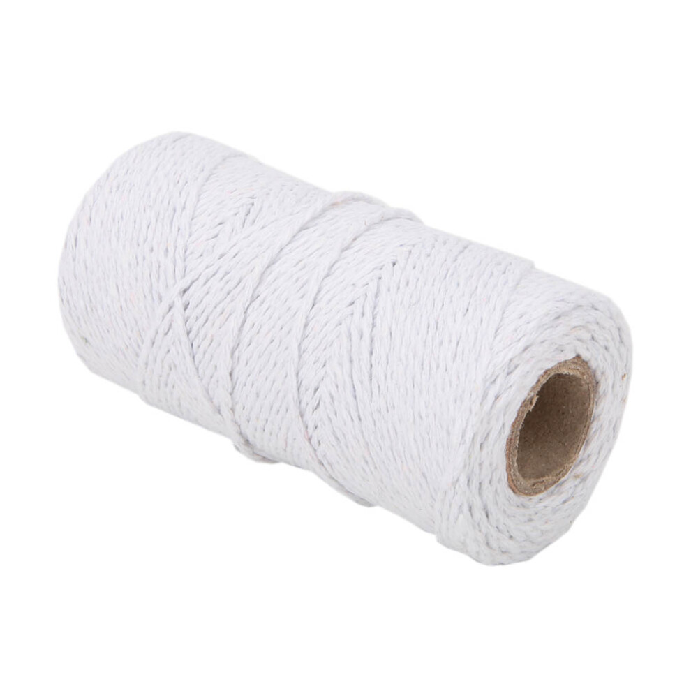 100M White Jute Twine Cord 1-2Mm For Diy Craft & Decor 4911334759792