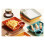 Dumpling-Teller Dip-Schale 7,2 Zoll orange 100 g 5