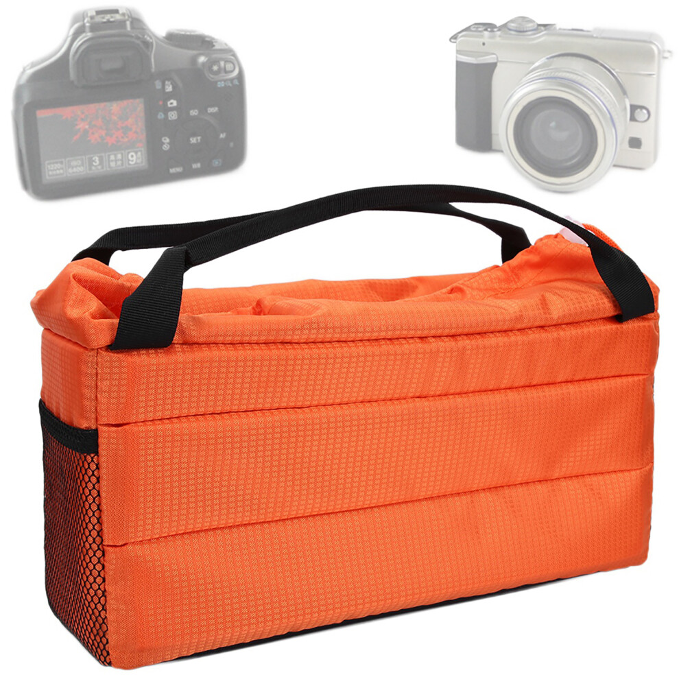 Dslr Camera Bag With Shockproof Padding & Adjustable Dividers Orange 3231334760057
