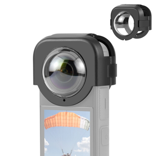 PU975 Capuchon d'objectif Panorama pour X4 - Noir, verre 9H 2