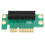 Carte riser PCIe 4X à 90 pour 1U/2U 1
