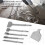 5PCS SDS PLUS  HAMMER BITS DRILL SET CHISEL TOOL FOR CONCRETE WALL  MASONRY 12