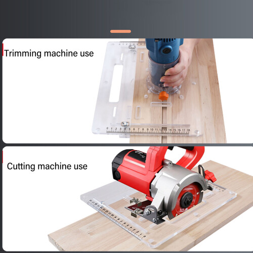 Acrylic Base Plate for 4" Cut Machine, 8mm Thickness, 0-18cm Width 2