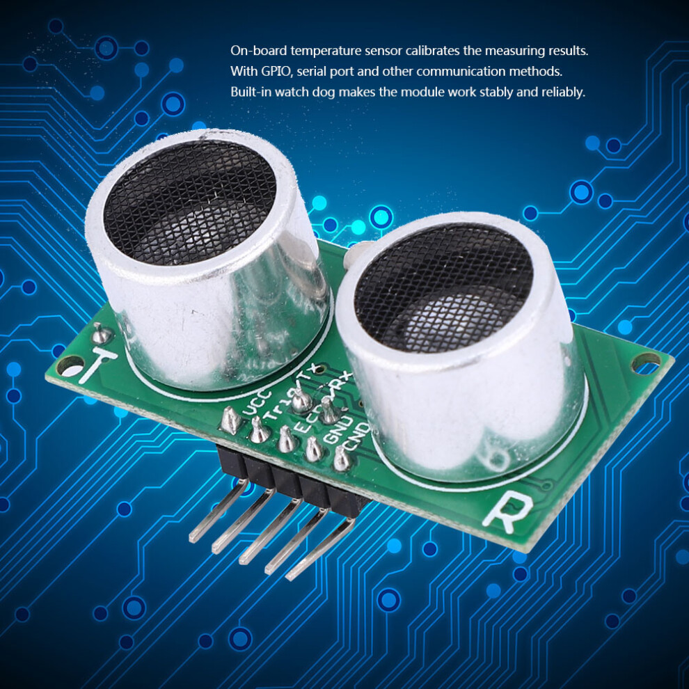 100 Ultrasonic Sensor Module: 2Cm To 4.5M 2.4V-5.5V Stable Output 8771334765287