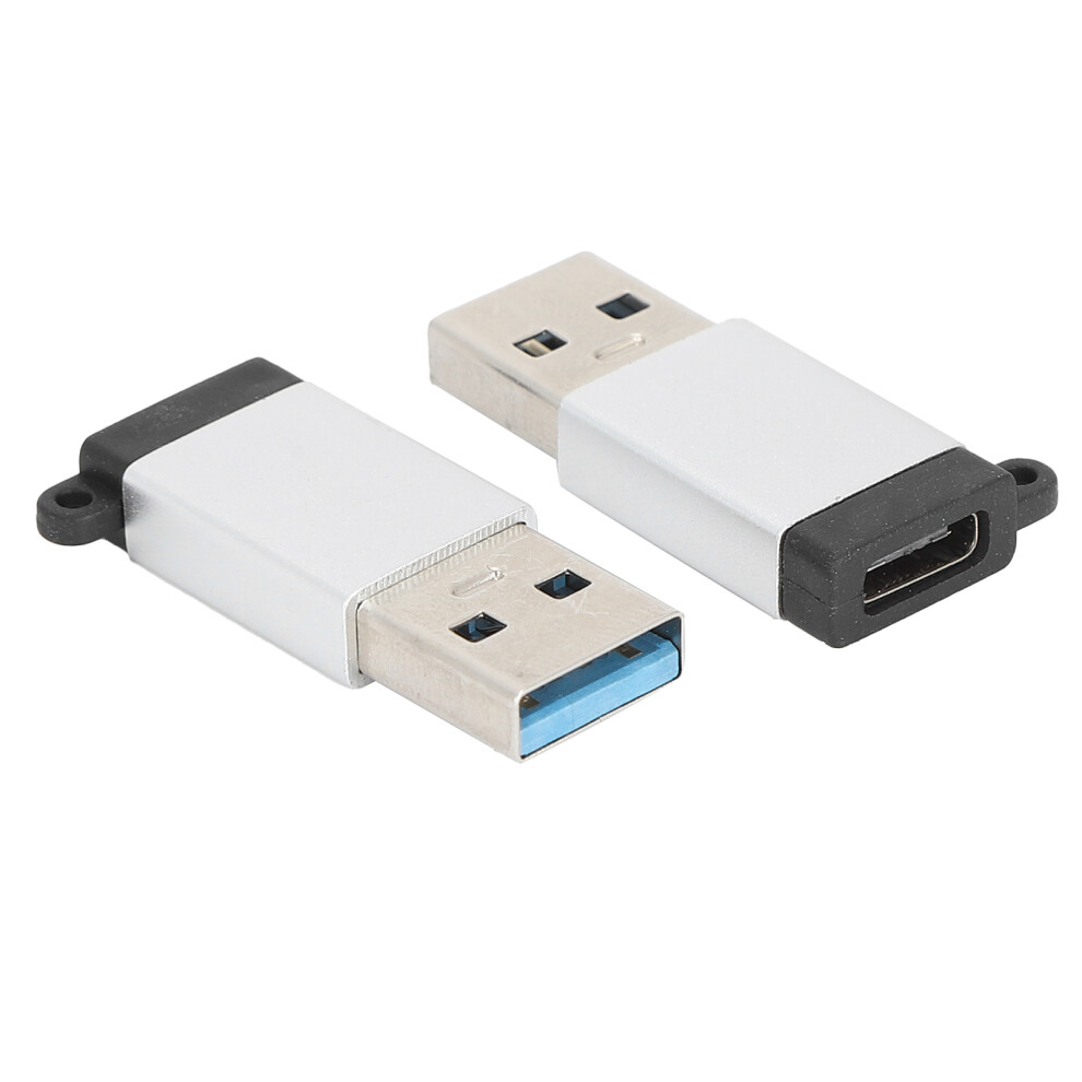 Usb 3.0 To Type-C Adapter Aluminum Alloy Plug & Play Data Otg Silver 8121334765334