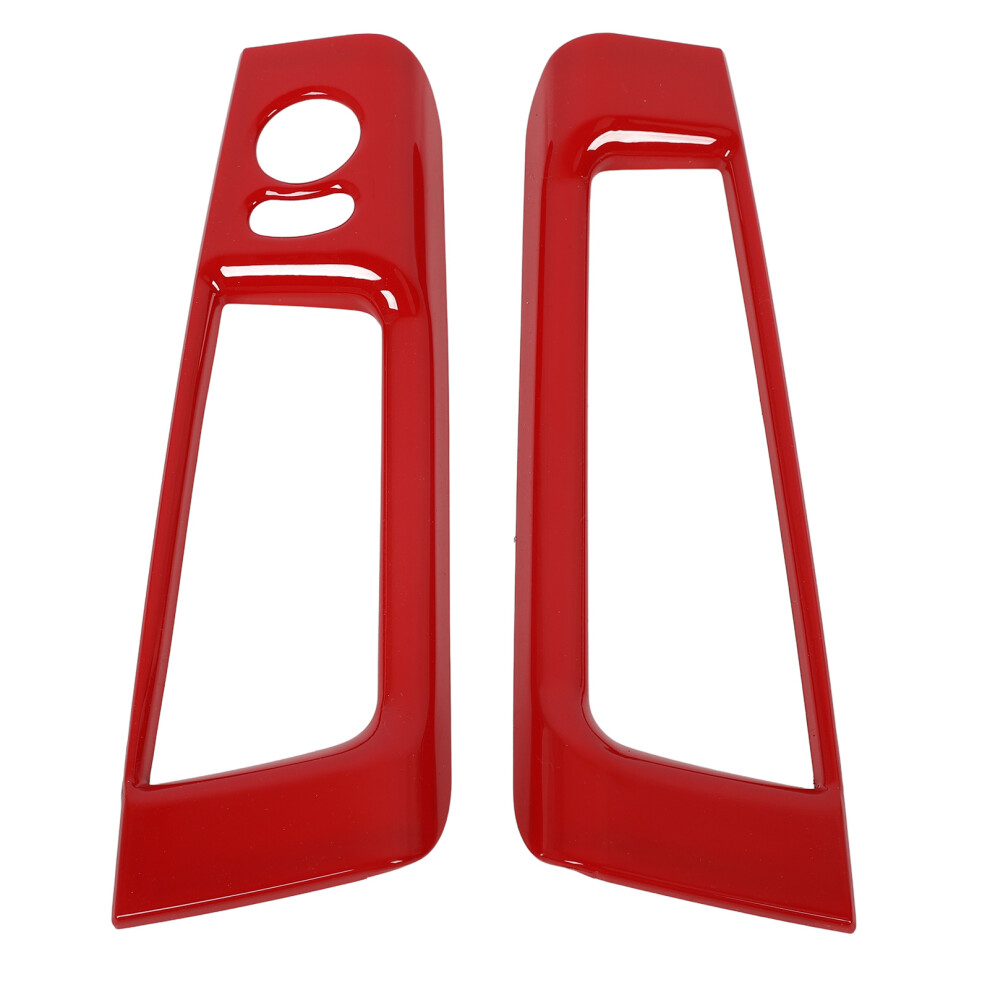 Interior Door Storage Cover Frame Trim For Abarth 595 2007-2024 Red 8781334767891