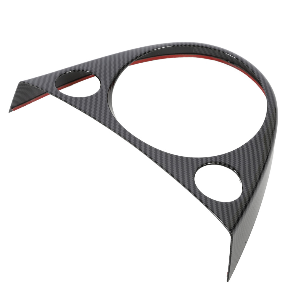 Carbon Fiber Style Gear Shift Panel Cover For Fiat 500 & Abarth 2011+ 6951334767821