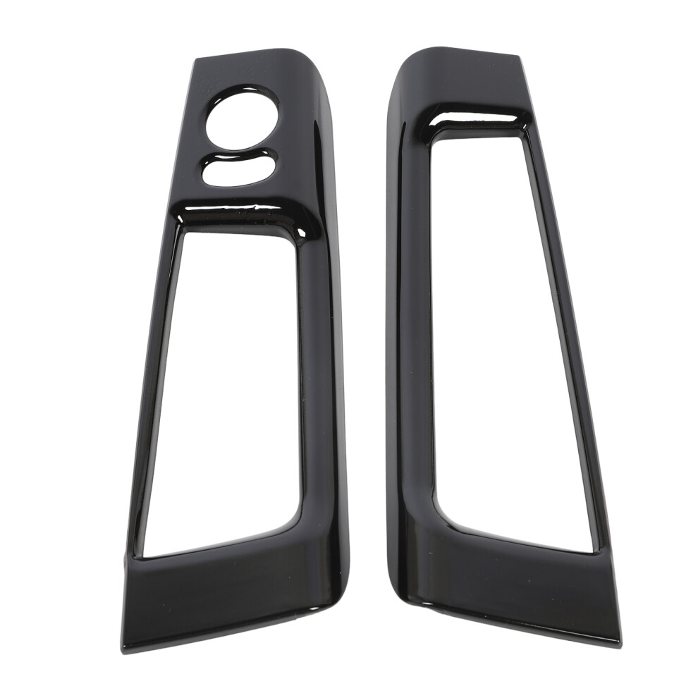 Interior Door Storage Cover Frame For Abarth 595 Lhd 2007-2024 Glossy Black 4911334767742