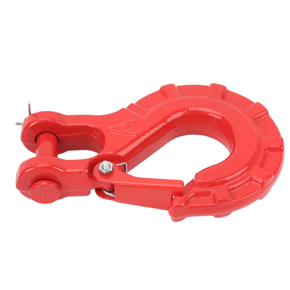 Reliable 15T Trailer Chain Hook Alloy Steel For Safe Towing Red 5091334768228