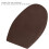 High-End Leather Shoe Protector: Dark Brown Rubber Soles & Heels 9