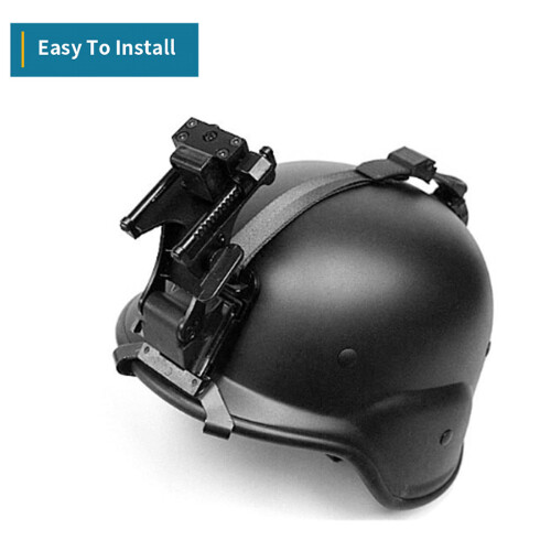 Durable Aluminum Helmet Mount Holder for Night Vision Goggles, Adjustable 2