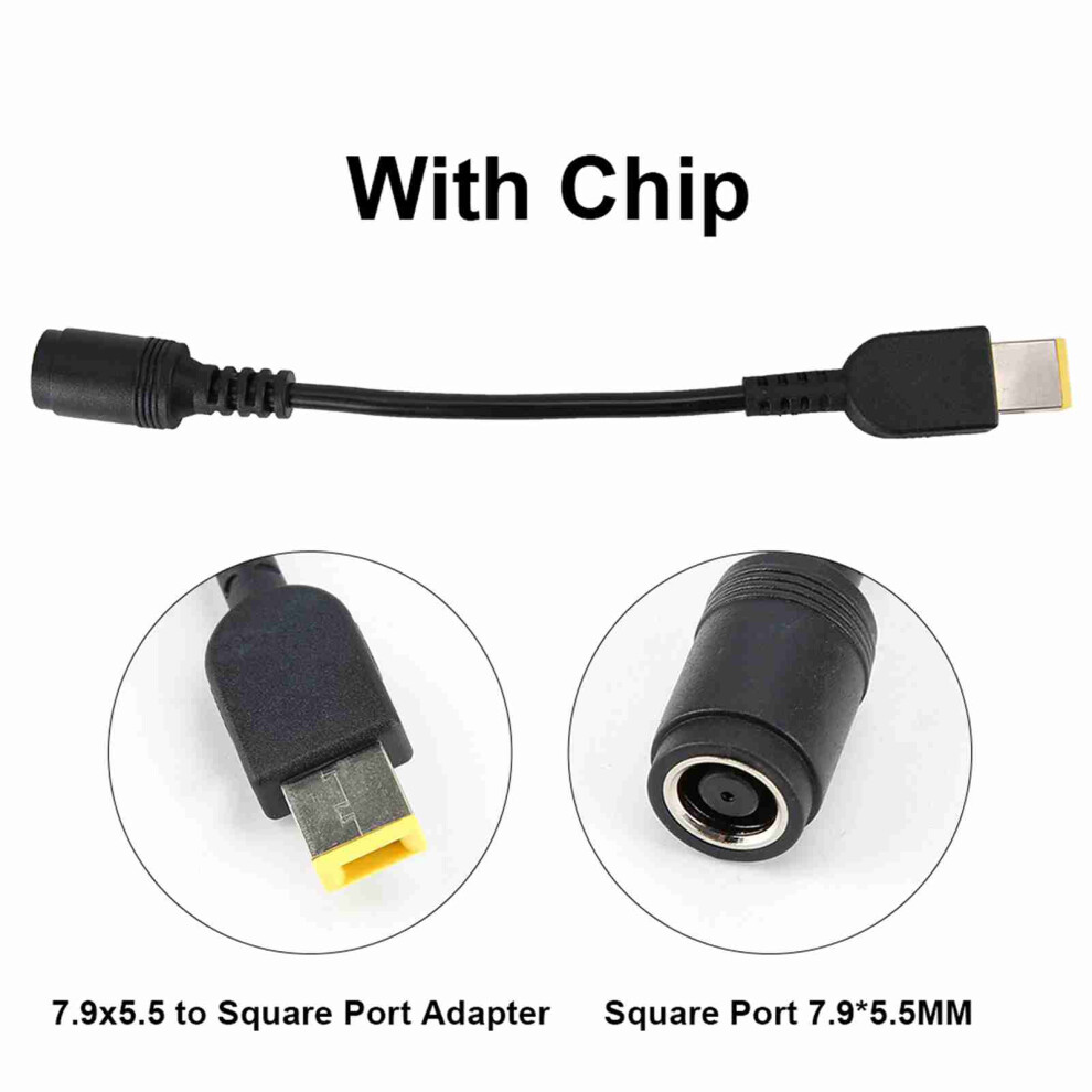 Heavy-Duty Power Interface Adapter 7.9X5.5mm To Square For X240 X1 4641334771042