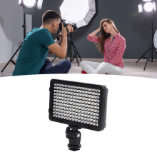 Mini Rechargeable 176LED Video Light for DSLR Cameras, Dimmable Fill Lamp