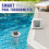 Schwimmendes Poolthermometer Weiß 16,3x10,3x2,8 cm 4