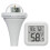 Schwimmendes Poolthermometer Weiß 16,3x10,3x2,8 cm 3