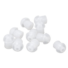 20 pièces embouts auditifs en silicone, Ø intérieur 1,5 mm, 14 12 mm